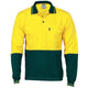 HiVis Cool-Breeze Cotton Jersey Polo Shirt
with Under Arm Cotton Mesh - L/S
