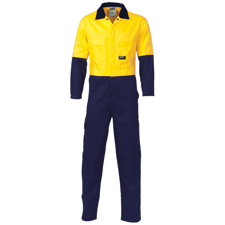 HiVis Cool-Breeze 2-Tone LightWeight Cotton Coverall