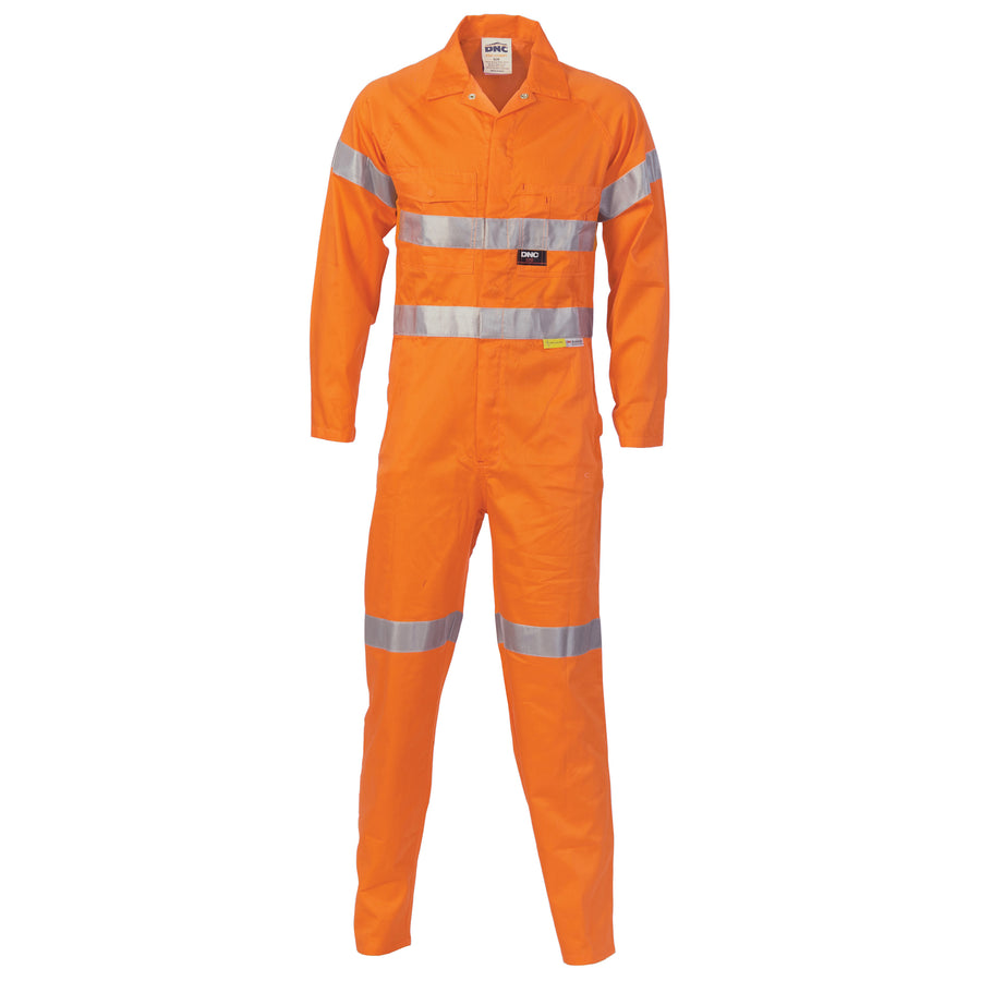 HiVis Cotton Coverall with
3M R/Tape