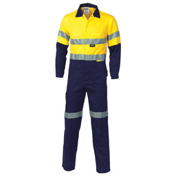 HiVis Two Tone Cott on Coverall with 3M R/Tape