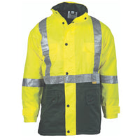 HiVis Two Tone Quilted Jacket with 3M R/Tape