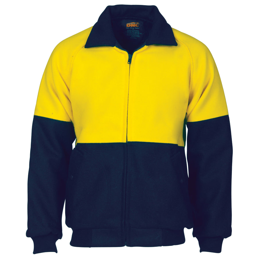 HiVis Two Tone Bluey bomber jacket