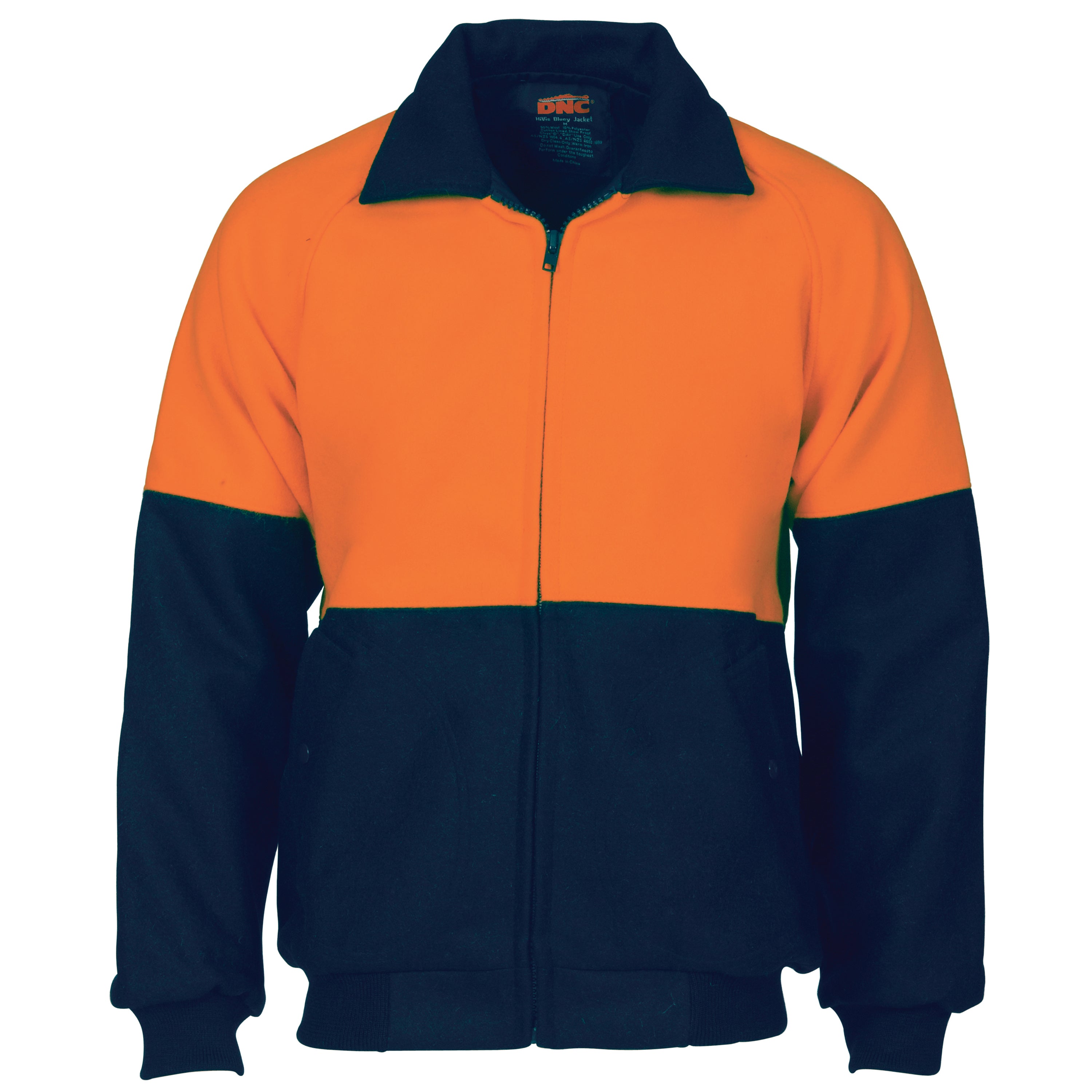 HiVis Two Tone Bluey bomber jacket