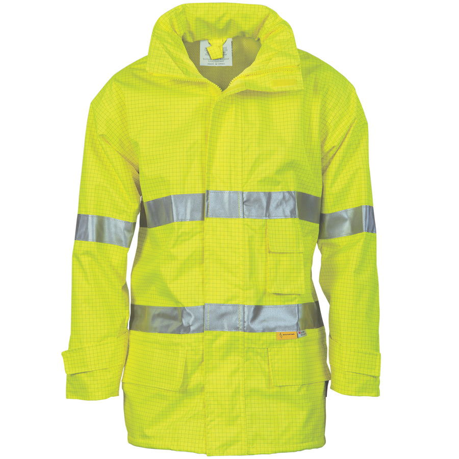 HiVis Breathable Anti-Static Jacket with 3M R/Tape