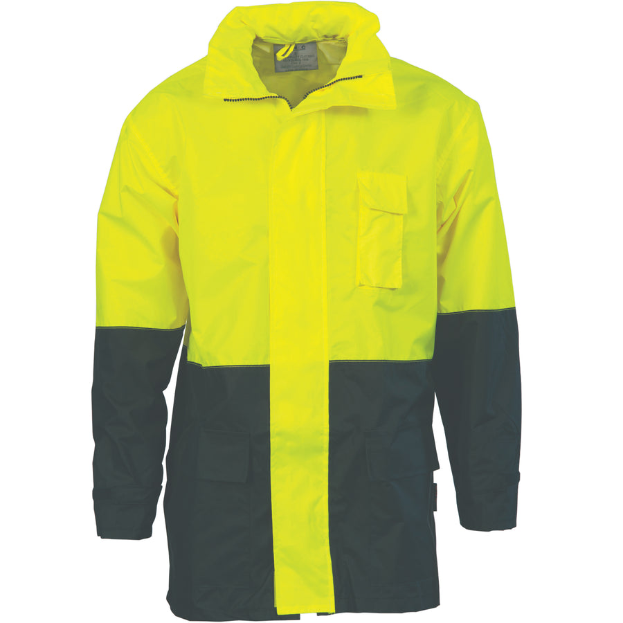 HiVis Two Tone Light weight Rain Jacket