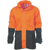 HiVis Two Tone Light weight Rain Jacket