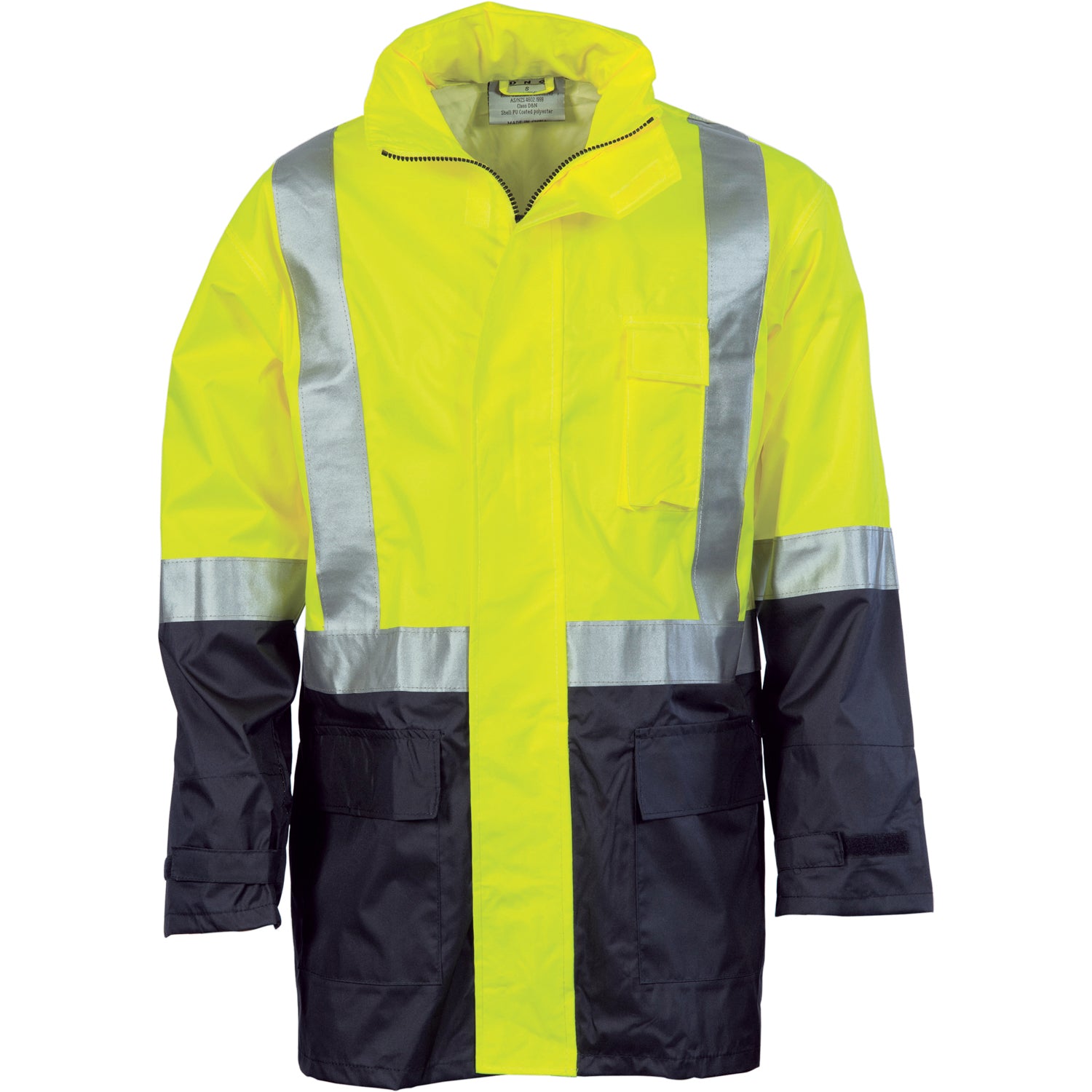 HiVis Two Tone Light weight Rain Jacket with CSR R/Tape