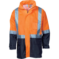 HiVis Two Tone Light weight Rain Jacket with CSR R/Tape