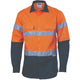 HiVis Cool-Breeze Cotton Shirt with 3M 8910 R/Tape - Long sleeve