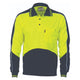 HiVis Cool Breathe Panel Polo Shirt - Long Sleeve