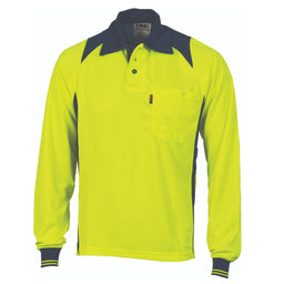 Cool Breathe Action Polo Shirt - Long Sleeve