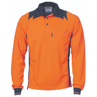 Cool Breathe Action Polo Shirt - Long Sleeve