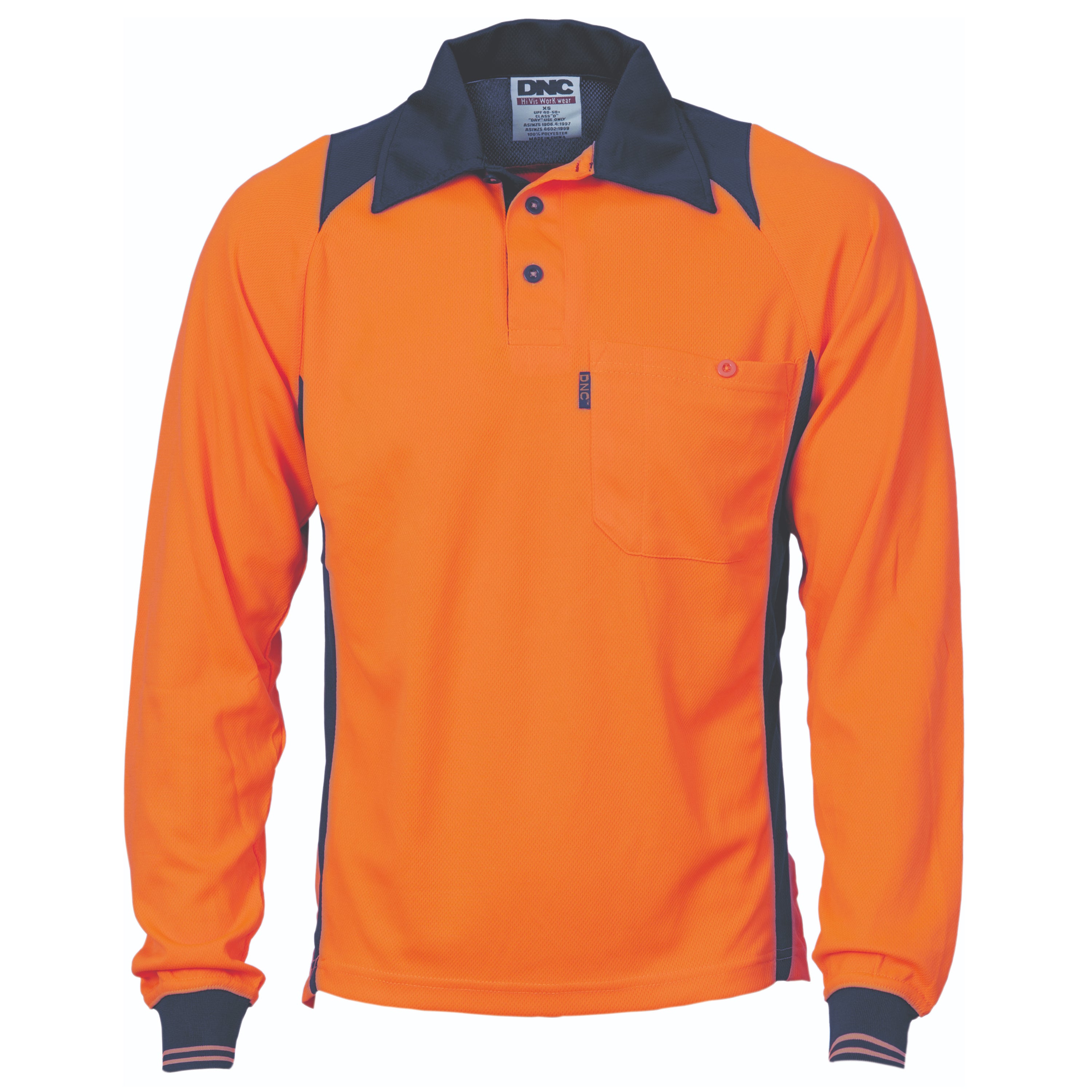 Cool Breathe Action Polo Shirt - Long Sleeve