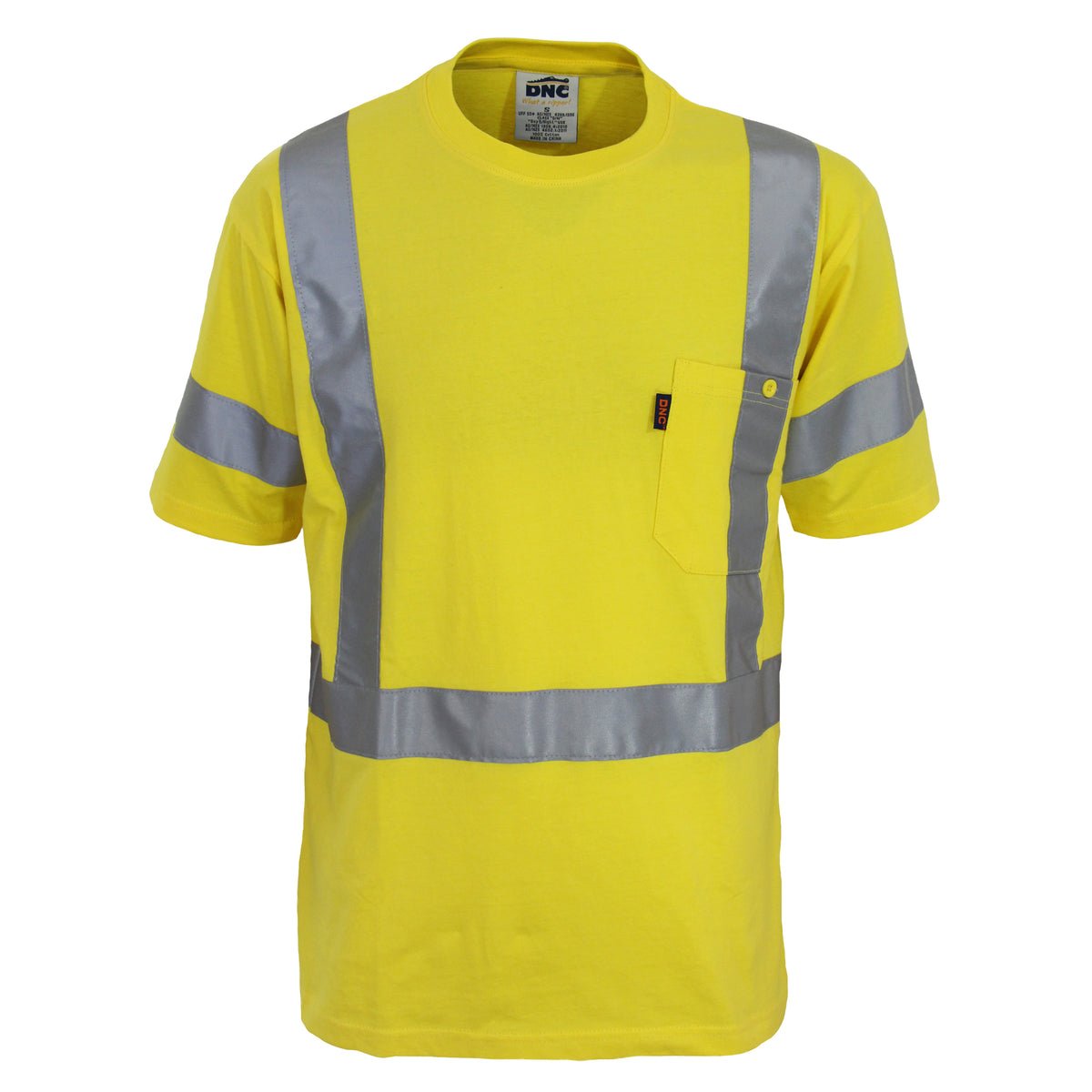 Hi-Vis Cotton taped Tee Short Sleeve