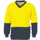 HiVis Two Tone Cotton Fleecy Sweat
Shirt V-Neck