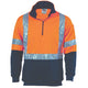 HiVis 1/2 Zip Fleecy with ‘X’ Back & additional Tape on Tail