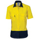 Ladies HiVis Two Tone Cotton
Drill Shirt - Short Sleeve