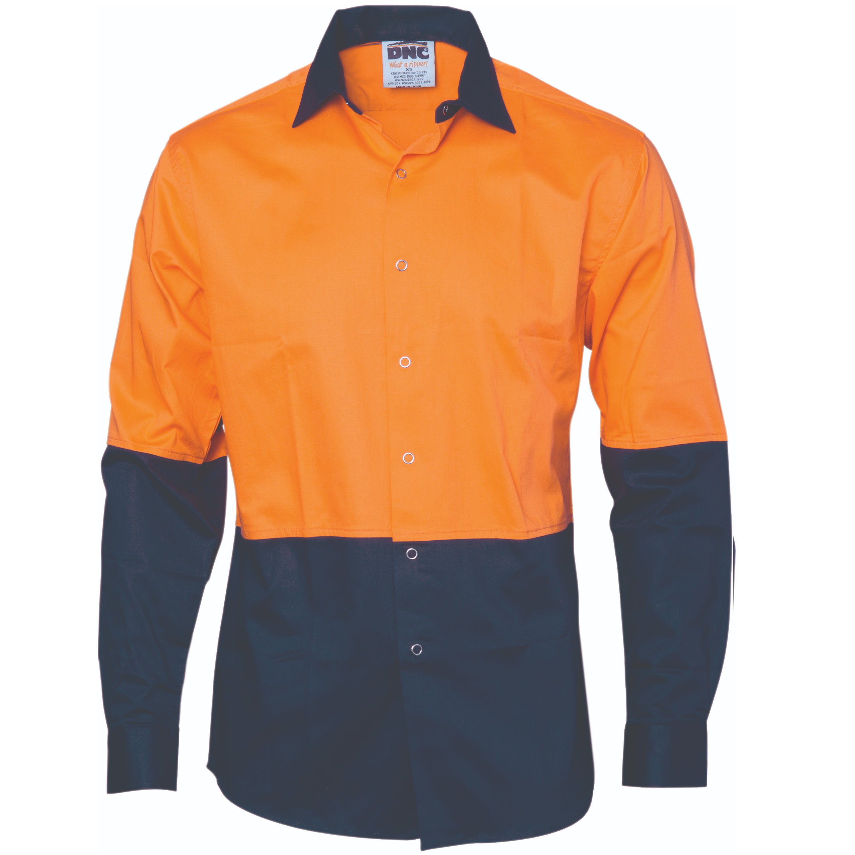 HiVis Cool Breeze Food Industry Cotton Shirt - Long Sleeve