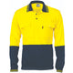HiVis Cool-Breeze 2 Tone Cotton Jersey Polo
Shirt with Twin Chest Pocket - L/S