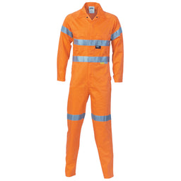 HiVis Cool-Breeze Orange L.Weight Cott on
Coverall with 3M R/Tape