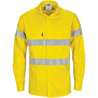 HiVis Cool-Breeze Cotton Shirt with Generic
R/Tape - Long sleeve
