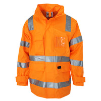 HiVis VIC Rail Rain Jacket