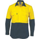 HiVis Two Tone Cotton Drill Vented Shirt -
Long Sleeve