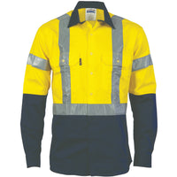 HiVis D/N 2 Tone Drill Shirt with H Pattern
Generic R/ Tape - Long sleeve