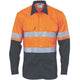 HiVis Cool-Breeze Vertical Vented Cotton Shirt
with Generic R/Tape - Long sleeve
