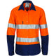 Ladies HiVis Two Tone Cool-Breeze Cott on Sh irt
with 3M R/Tape - Long sleeve