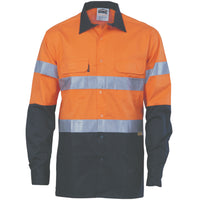 HiVis Cool-Breeze Cotton Shirt with 3M 8906
R/Tape - Long sleeve