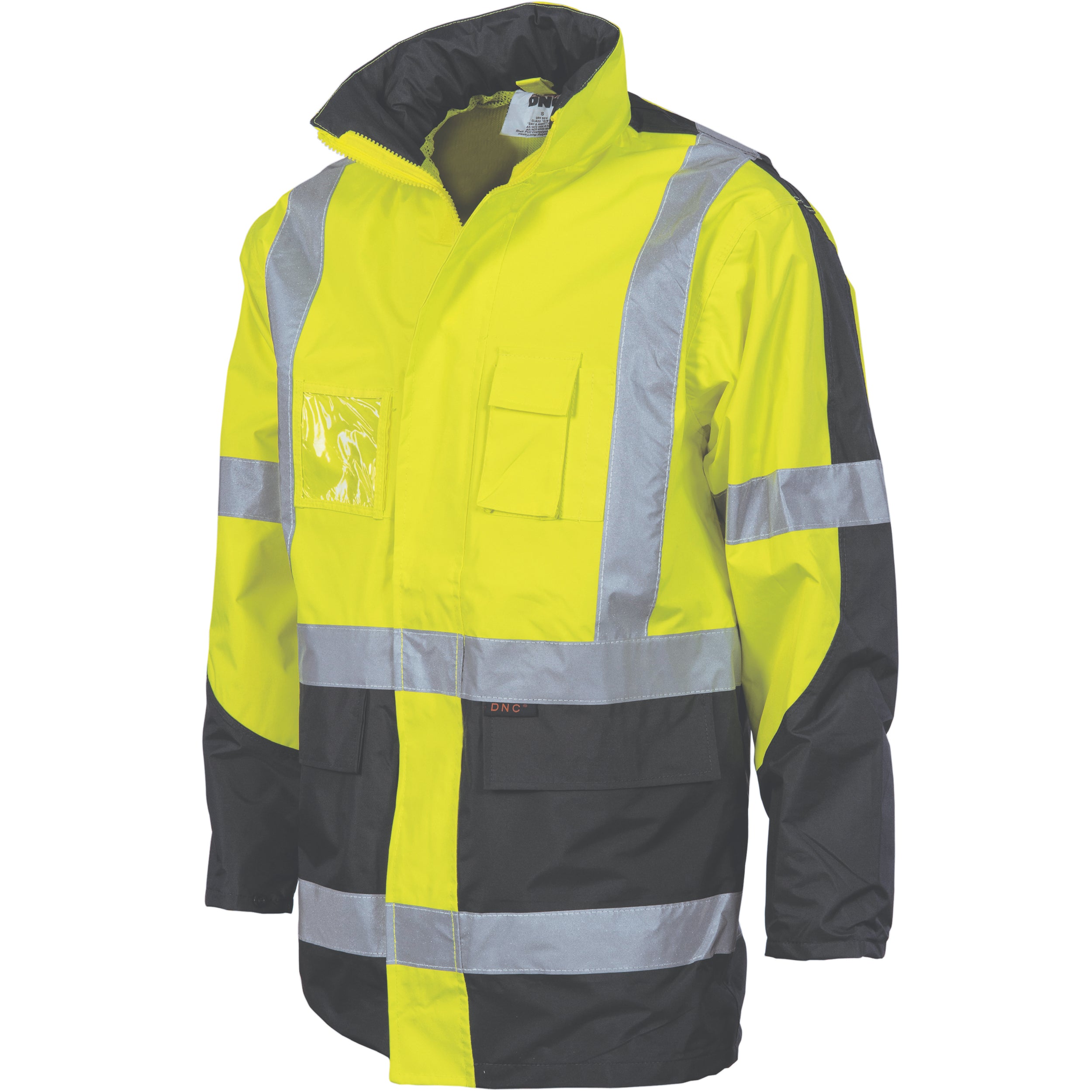 HiVis 2 Tone Cross Back D/N “2 in 1” Contrast Rain Jacket