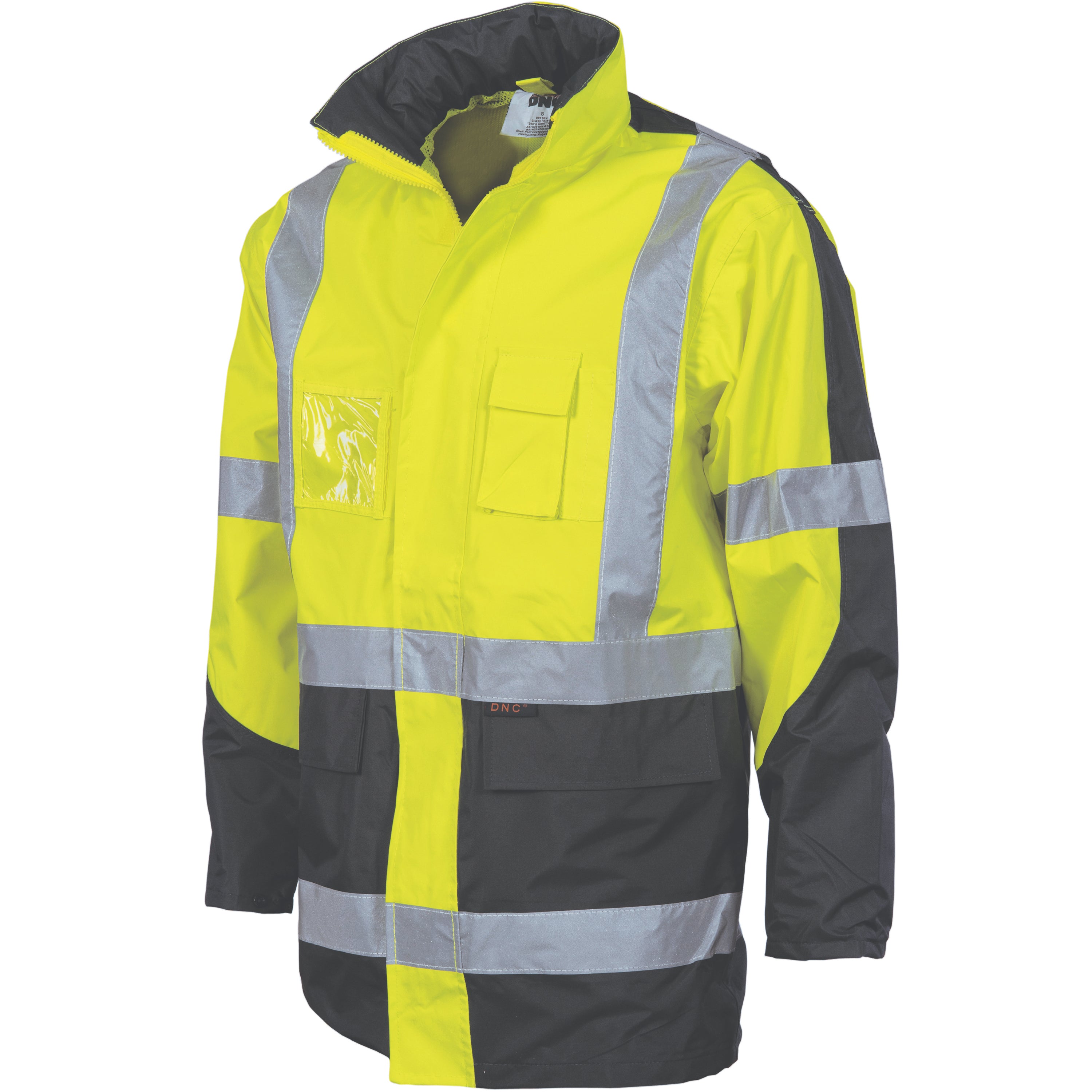 HiVis 2 Tone Cross Back D/N “2 in 1” Contrast Rain Jacket
