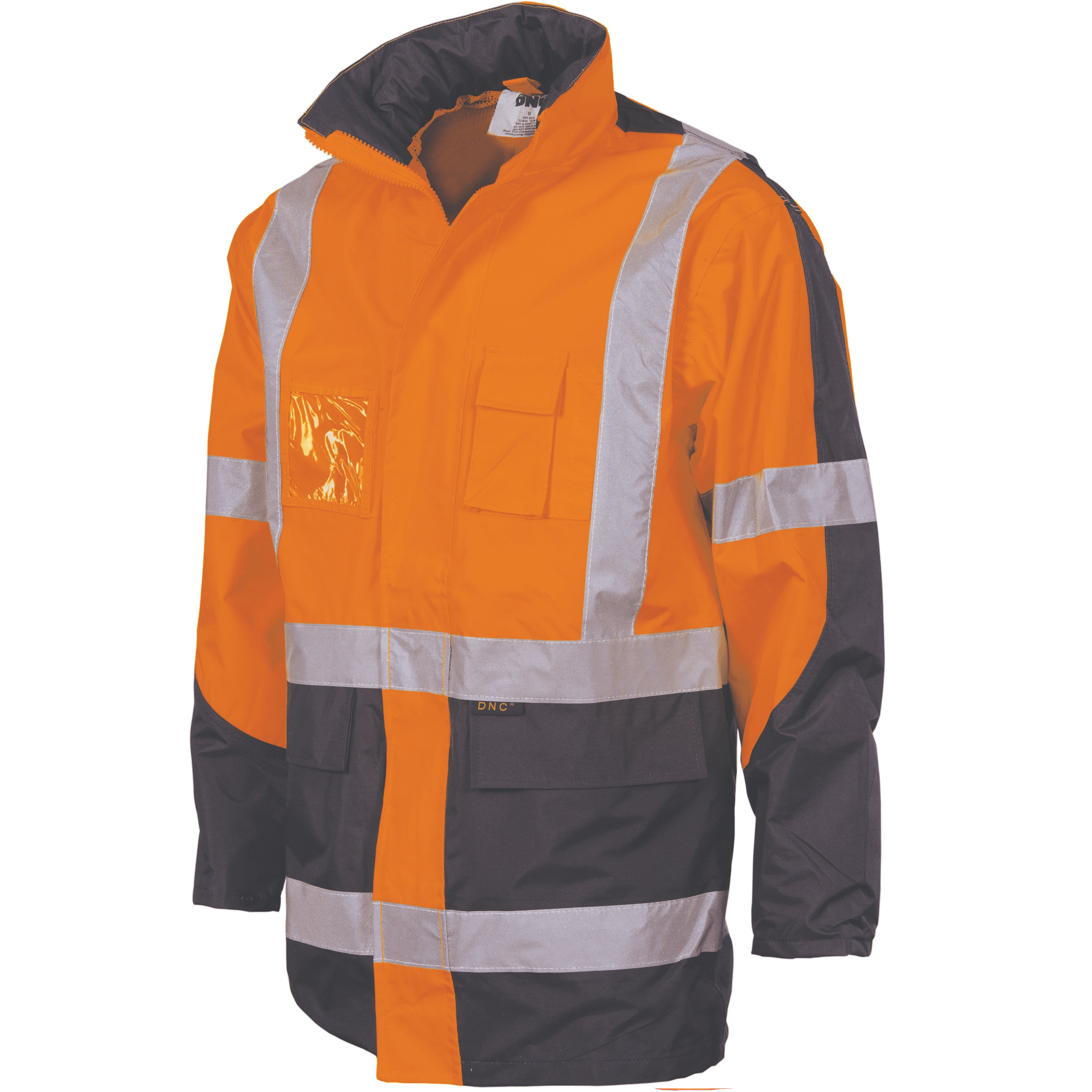HiVis 2 Tone Cross Back D/N “2 in 1” Contrast Rain Jacket
