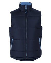 JB's PUFFER CONTRAST VEST BLACK/RED-2XS