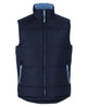 JB's PUFFER CONTRAST VEST BLACK/RED-2XS