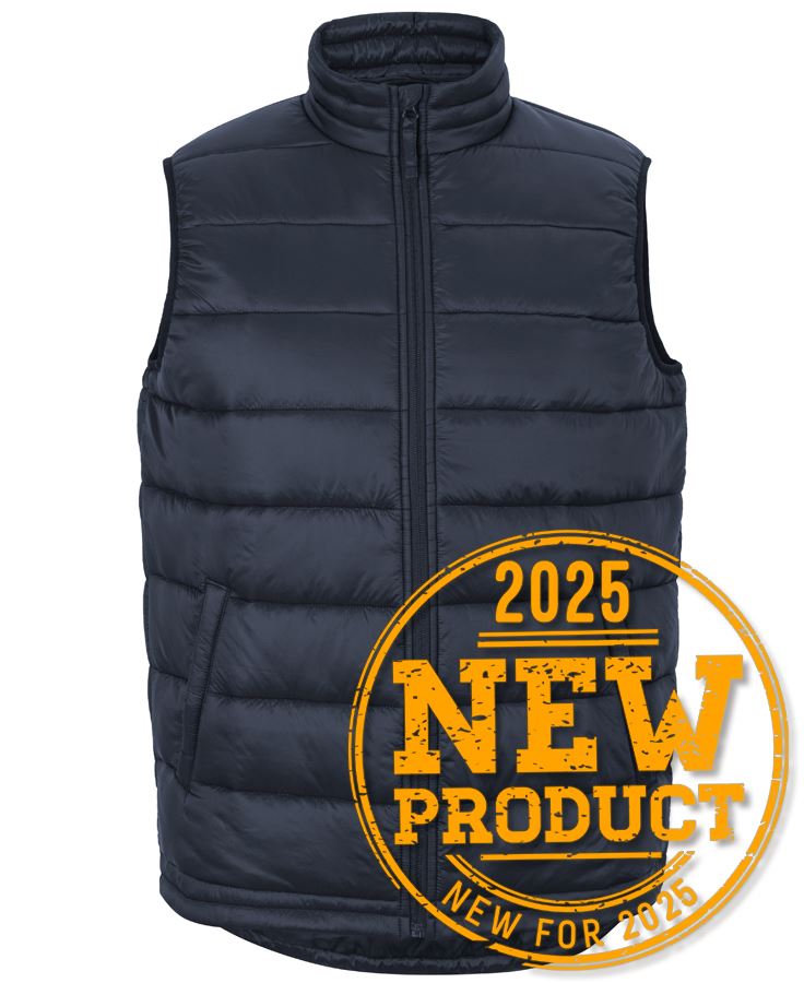 JB's URBAN PUFFER VEST BLACK - 3XS
