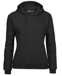 JB's  LADIES FLEECY HOODIE  BLACK