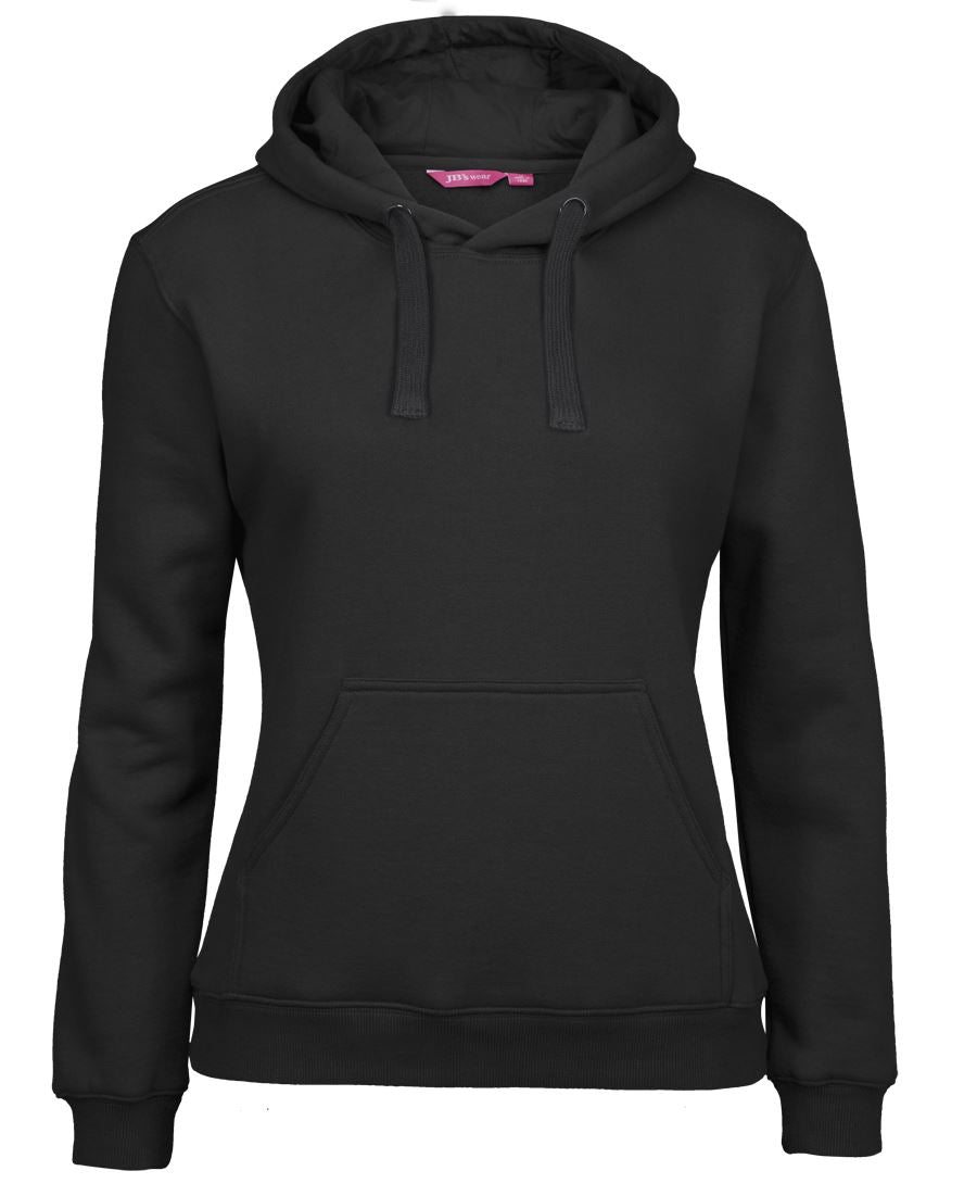 JB's  LADIES FLEECY HOODIE  BLACK