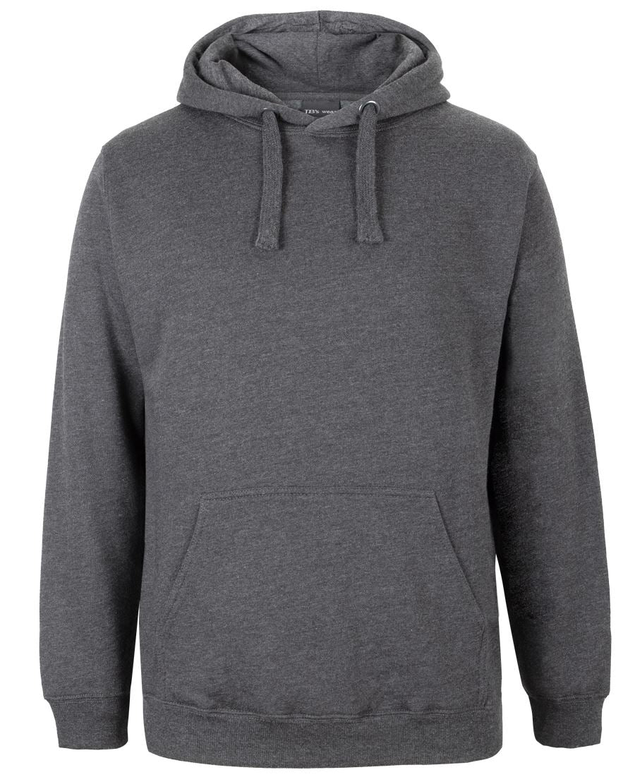JB's FLEECY HOODIE BLACK MARLE