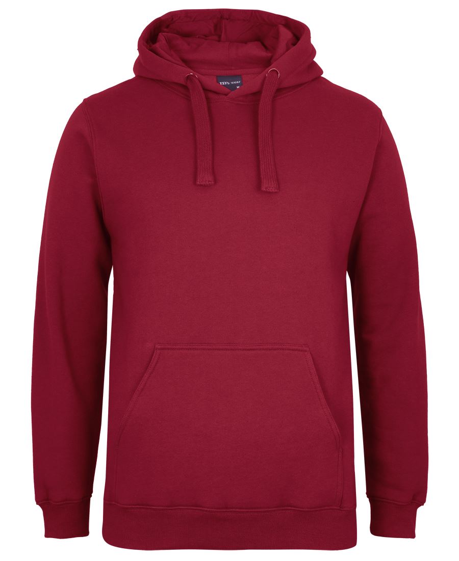 JB's FLEECY HOODIE BLACK MARLE
