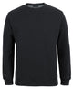 JB's FLEECY SWEAT BLACK MARLE - 2XS
