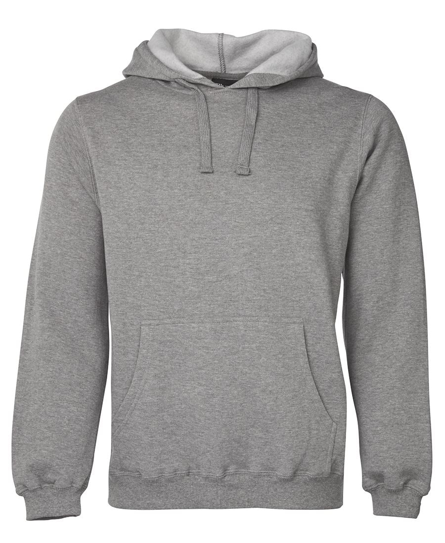 JB's P/C POP OVER HOODIE BLACK MARLE-2XS