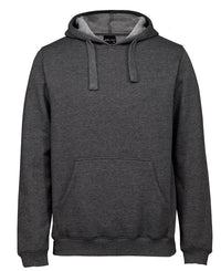 JB's P/C POP OVER HOODIE BLACK MARLE-2XS