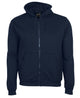 JB's P/C FULL ZIP HOODIE BLACK MARLE - 2XS