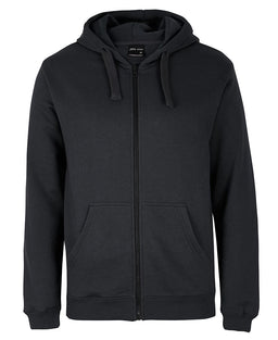 JB's P/C FULL ZIP HOODIE BLACK MARLE - 2XS