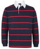 JB's YARN DYED RUGBY BLACK/WHITE - 3XS