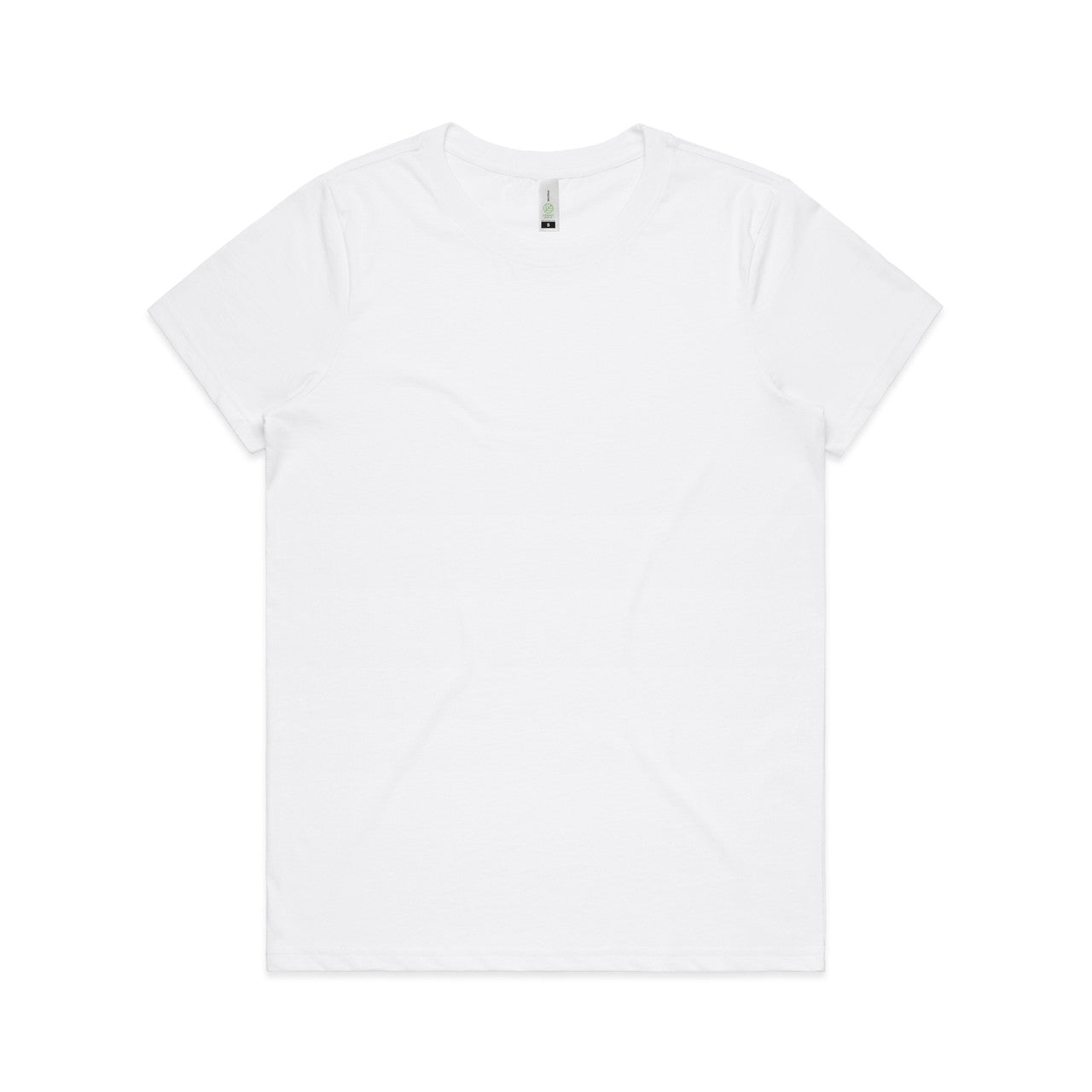 4001g maple organic tee white