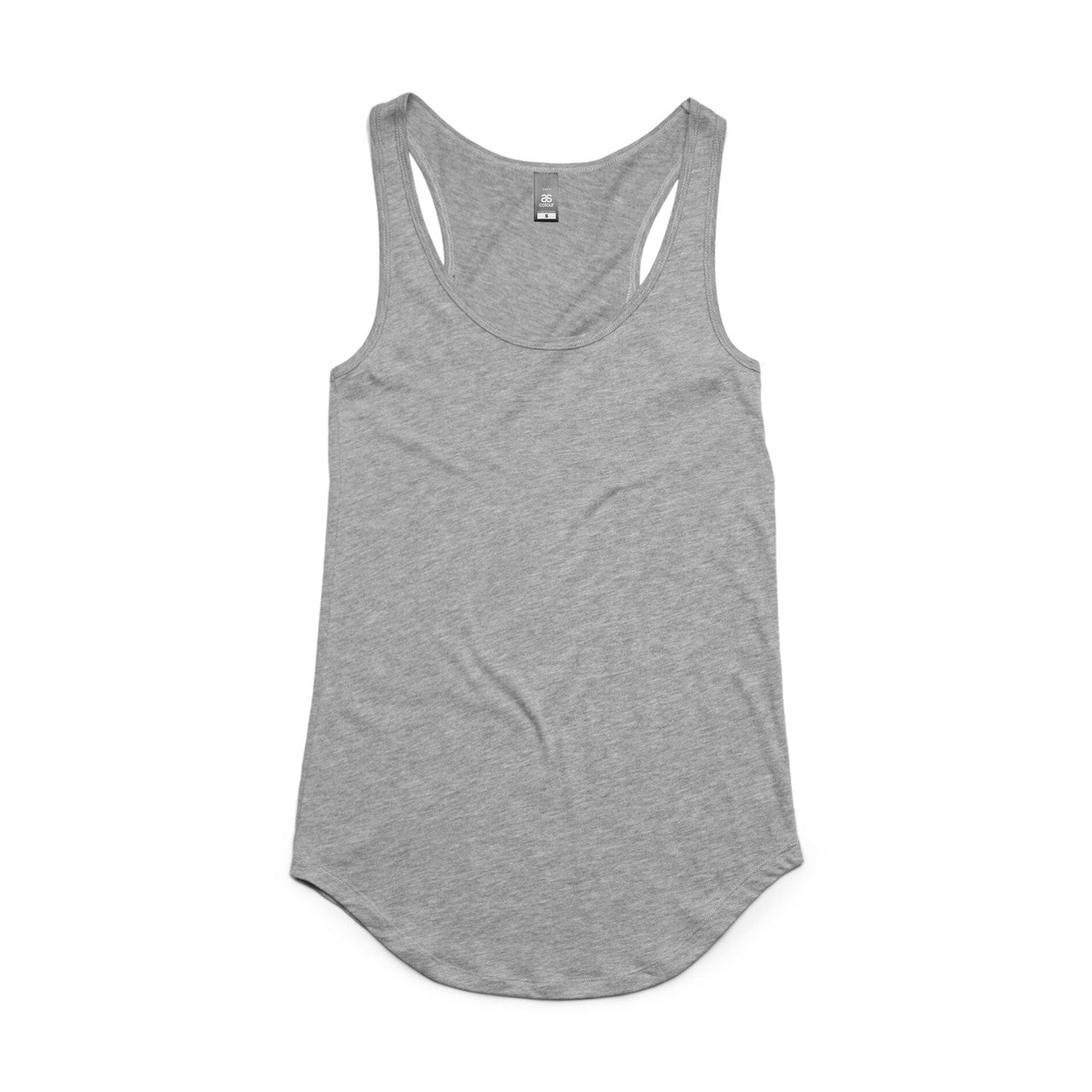 4007 dash racerback singlet grey marle