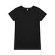 4010 bevel v neck tee black